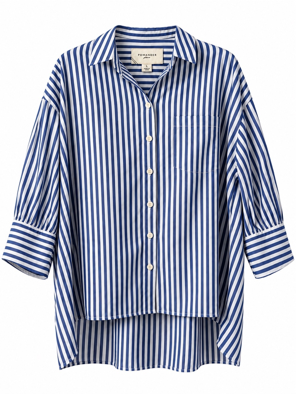 Tuckernuck - Pomander Place Blue and White Striped Button-Down Shirt